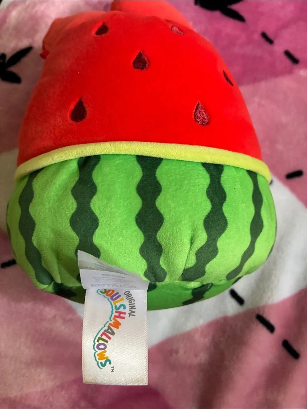 Squishmallows My Melody Red Watermelon Bunny Plush